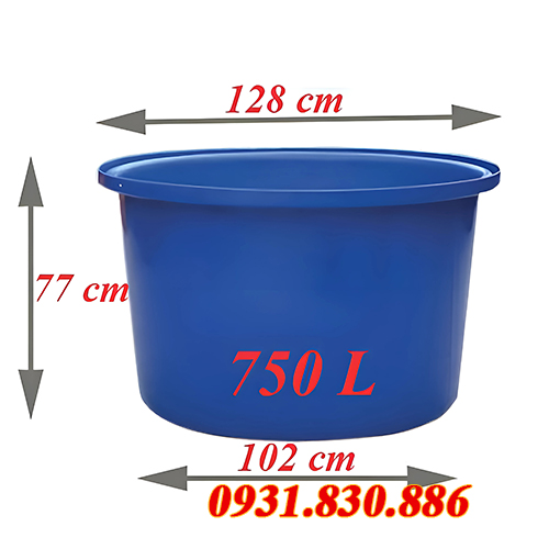 THÙNG TRÒN 750L