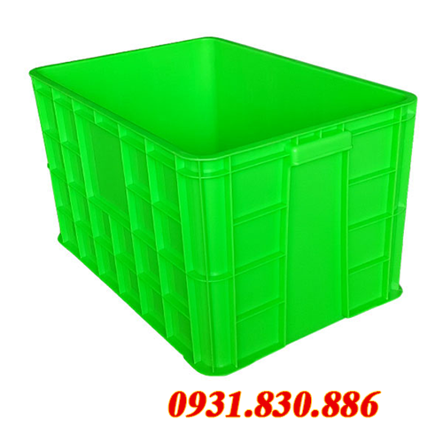 THÙNG NHỰA ĐẶC 610x420x390mm