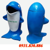 THÙNG RÁC NHỰA COMPOSITE HÌNH CÁ HEO
