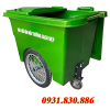 THÙNG RÁC NHỰA COMPOSITE 660L BÁNH XE HƠI