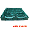 PALLET NHỰA 1100X1100X150 MÀU XANH LÁ CŨ