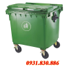 THÙNG RÁC NHỰA 1100L CÓ 4 BÁNH XE