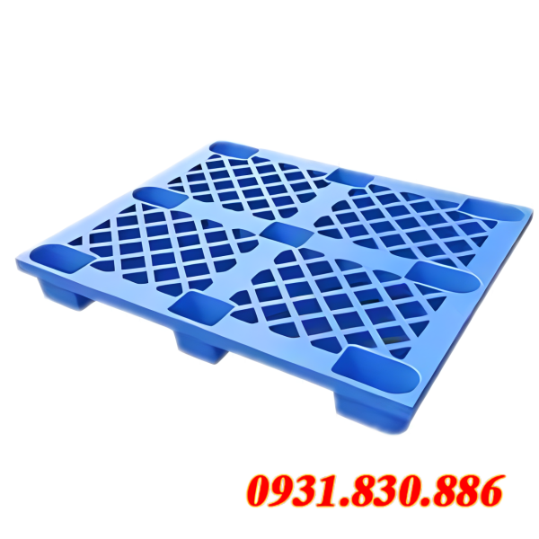 PALLET CỐC 1200X1000X145MM MÀU XANH CŨ