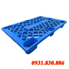 PALLET CỐC 1200X800X145MM MÀU XANH CŨ