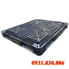 PALLET NHỰA 1300X1100X130 MÀU ĐEN CŨ