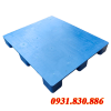 PALLET MẶT LIỀN 1200X1000X150MM MÀU XANH DƯƠNG CŨ