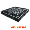 PALLET 1200X1100X150MM MÀU ĐEN CŨ