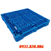 PALLET NHỰA PL09 KT 1100X1100X150 MÀU XANH ĐẬM MỚI