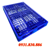 PALLET NHỰA 1200X800X120MM - MÀU XANH ĐẬM