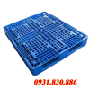 MỚI - PALLET NHỰA PL23-LK KT 1200x1000x120mm màu xanh dương