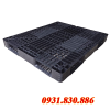 MỚI - PALLET NHỰA PL13-LK KT 1300x1100x120mm màu đen
