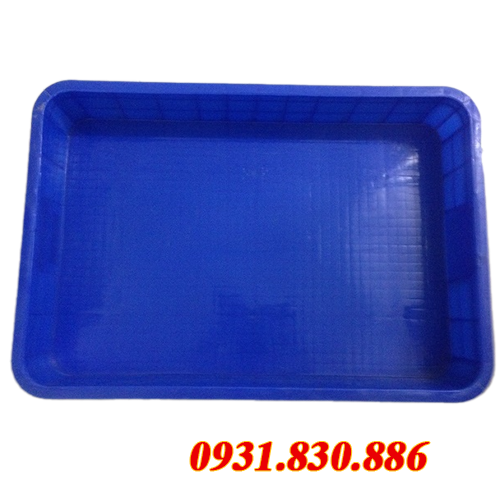 THÙNG NHỰA ĐẶC 610x420x100mm