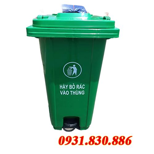 THÙNG RÁC NHỰA 240L ĐẠP CHÂN