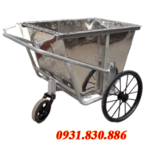 XE GOM RÁC 400 LÍT INOX