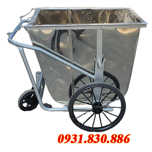 XE GOM RÁC 500 LÍT INOX