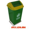 THÙNG RÁC NHỰA COMPOSITE 90L NẮP LẬT BẬP BÊNH