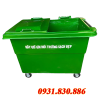 THÙNG RÁC NHỰA COMPOSITE 660L CÓ 4 BÁNH XE