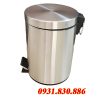 THÙNG RÁC INOX ĐẠP CHÂN 8 LÍT
