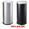 THÙNG RÁC INOX TRÒN A35-F NẮP BẬP BÊNH