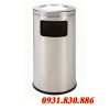 THÙNG RÁC INOX TRÒN A35-N CÓ GẠT TÀN THUỐC