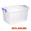 THÙNG CHỮ NHẬT 55L CÓ BÁNH XE