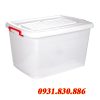 THÙNG CHỮ NHẬT 85L CÓ BÁNH XE