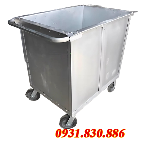 XE GOM RÁC 500 LÍT CÓ 4 BÁNH XE