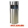 THÙNG RÁC INOX TRÒN A35-B CÓ GẠT TÀN THUỐC